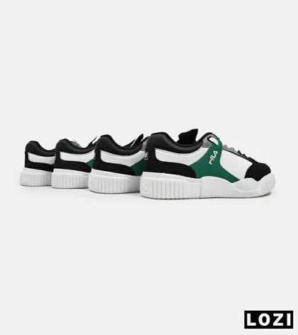 کفش کتانی مردانه سفید سبز مشکی FILA مدل 5374