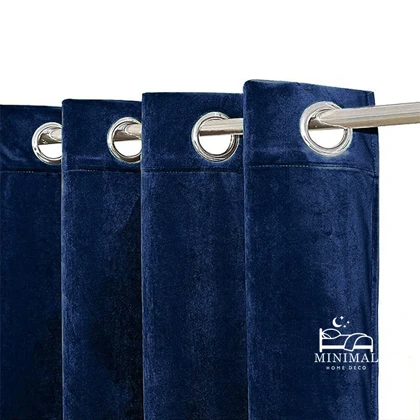 پرده آماده مخمل ویولت