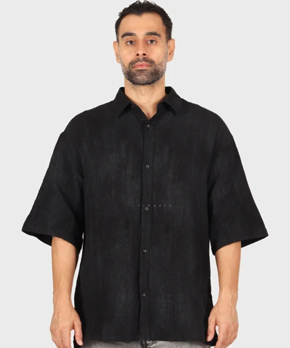 پیراهن باکسی مردانه آستین کوتاه 2683