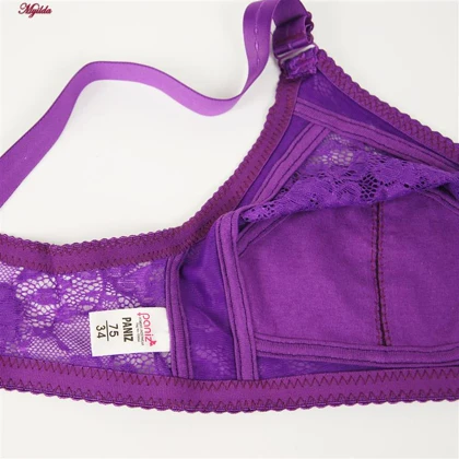 سوتین زنانه پانیذ بنفش کد 66324-9