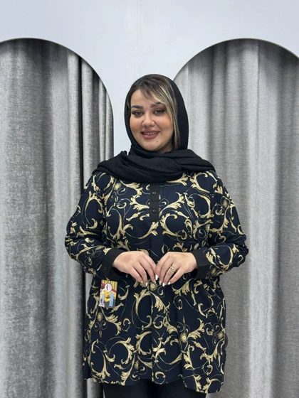 شومیز نخی 4 دکمه : کد 400