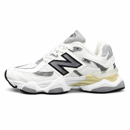 کفش کتانی زنانه مدل نیوبالانس 9060 سفید طوسی New Balance 9060