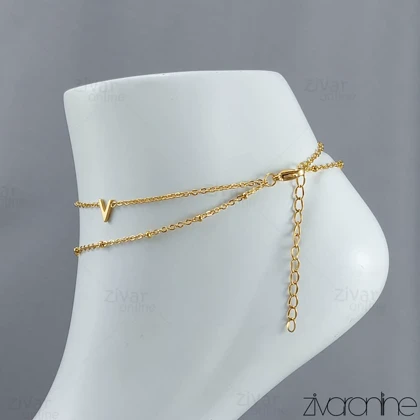 پابند دولاین مدل وی طلایی 60038