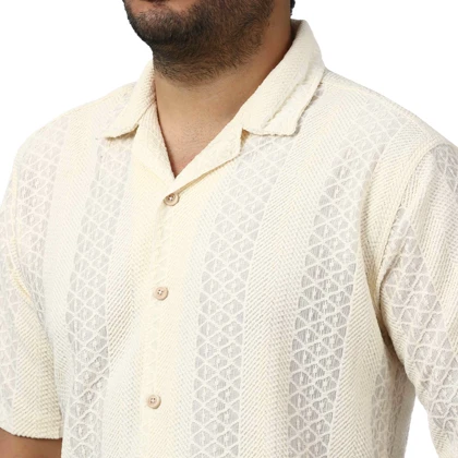 پیراهن آستین کوتاه مراکشی مردانه مدل 6211815