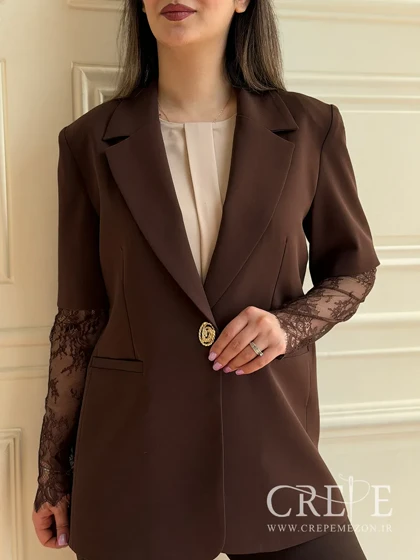 کت تک هرمس آستین دانتل