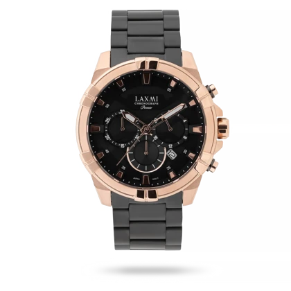 ساعت مچی مردانه لاکسمی بند استیل رزگلد کد Laxmi 8158/5