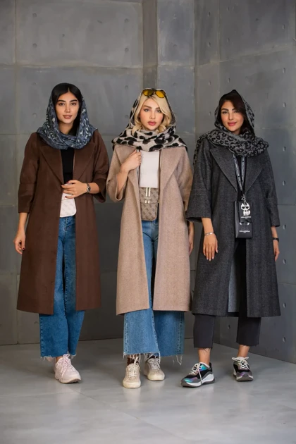 پالتو جناقی بلند یقه E