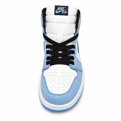 کفش اسپرت مردانه ساق‌دار سفید آبی مدل Air Jordan