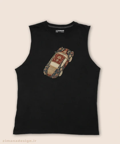 تاپ مردانه و زنانه طرح ماشین تلفیق با فرش ایرانی