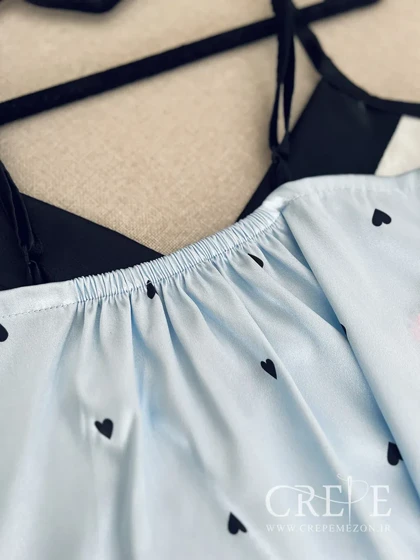 تاپ شلوارک طرح قلبی