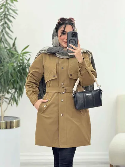 بارانی ژیله دار سپیدار