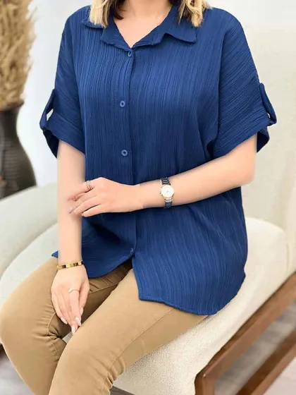 شومیز کراش آستین پاگن