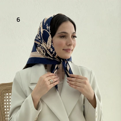 مینی اسکارف زنانه طرح زنجیری | آی بولک