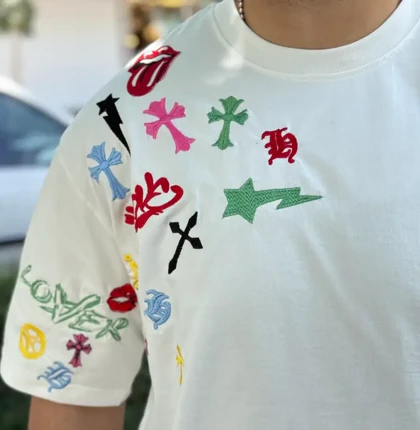 تیشرت کروم هارتز Chrome Hearts - SX سفید 275