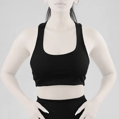 نیم‌تنه ورزشی زنانه اویشو مدل PB-4L1193 مشکی