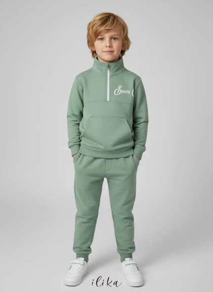 ست نیم زیپ اسپرت بچگانه