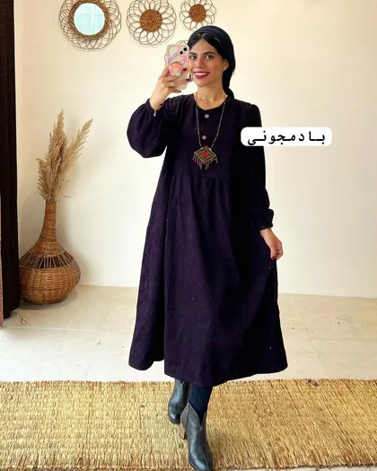 مخمل کبریتی دکمه دار