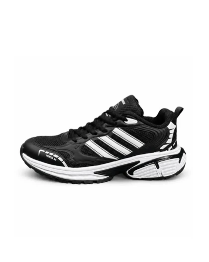 کفش کتانی مردانه مدل آدیداس مشکی سفید adidas