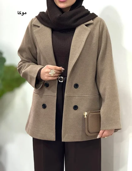 پالتو کتی فوتر آستردار زرین