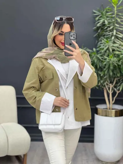 مانتو ترکیبی نورا