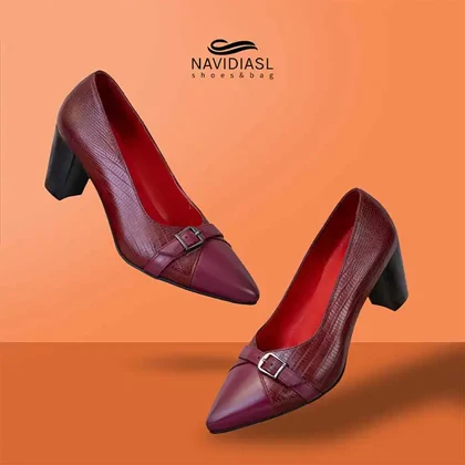 کفش تمام چرم زنانه مجلسی کد 4014009