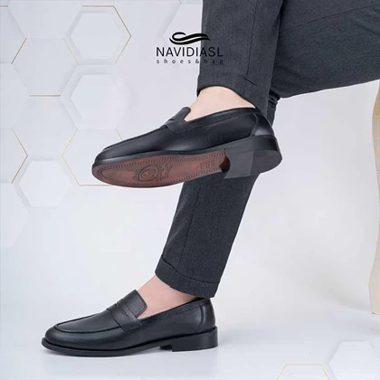 کفش مردانه تمام چرم کلاسیک کد 7010011