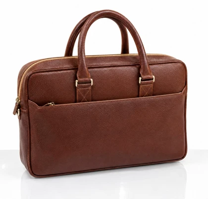 کیف اداری چرم طبیعی دوجیب/2pocket