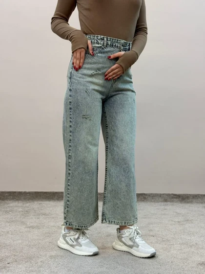 شلوار واید جین ام کی