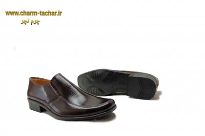 کفش مجلسی بدون بند کلاسیک چرم طبیعی مردانه