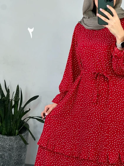 پیراهن مانتویی شکوفه 3