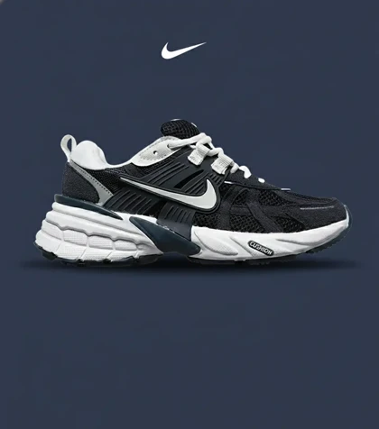 کفش کتانی مردانه و زنانه سرمه ای سفید Nike Cushlon V2K مدل 8359