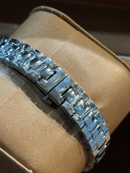 ساعت زنانه طرح پتک فیلیپ نقره ای صفحه سفید