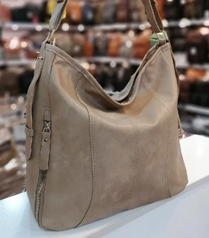 کیف زنانه دوشی مدل شل دوزیپ