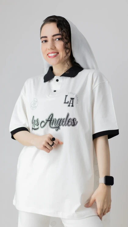 تیشرت باکسی LA