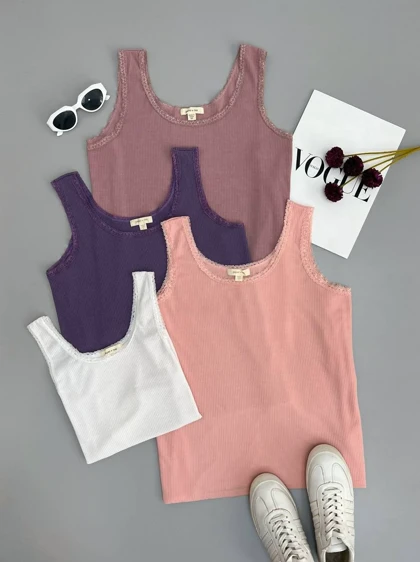 تاپ کبریتی گیپور دار کد 2876