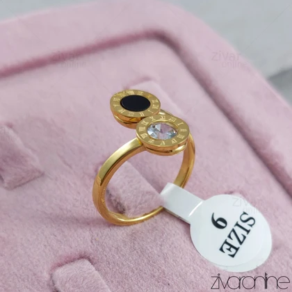 انگشتر زنانه بولگاری دورنگ 30121