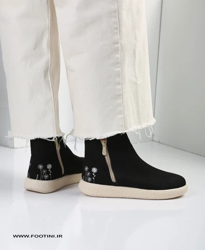نیم بوت زنانه گلدوزی RZM
