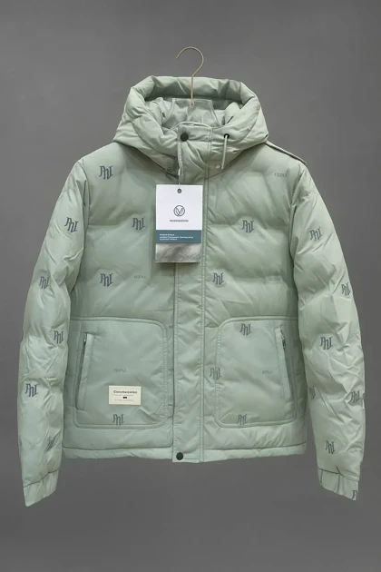 کاپشن مردانه پفکی طرح دار