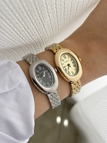 ساعت نایدو زنانه صفحه بیضی کپل