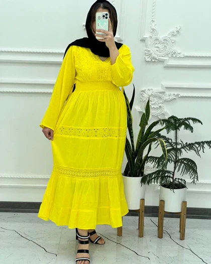 ساحلی سلن بلند تافته نخ هندی 2424