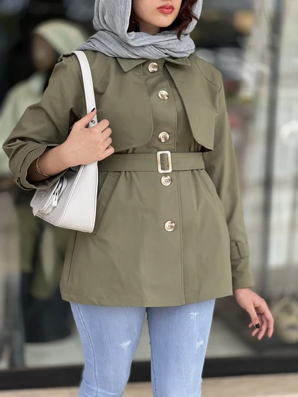 بارانی ژیله دار کد 602