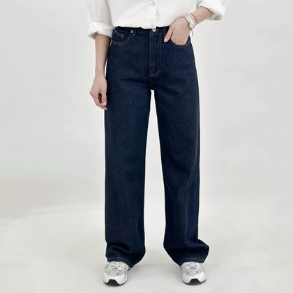 شلوار جین نیم بگ 1008198