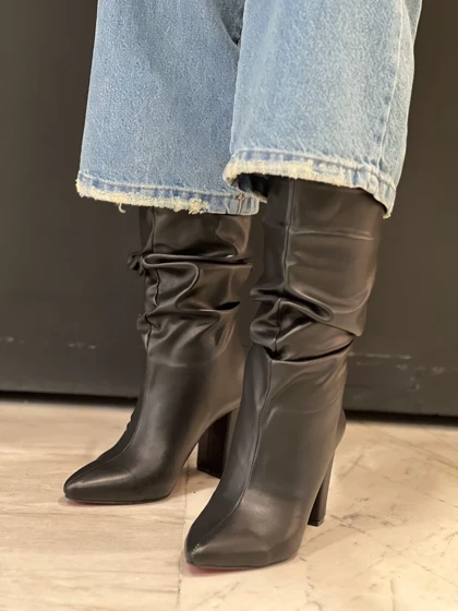 بوت چروک پاشنه8سانت تیز