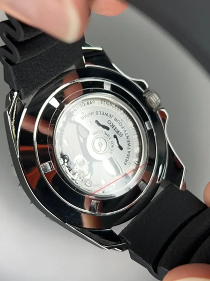 سیکو 5 بند رابر مشکی اتوماتیک Seiko 5 SRP601J1