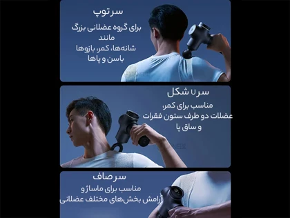 ماساژور تفنگی بدن شیائومی Fascia Gun Pro MJJMQ02YM