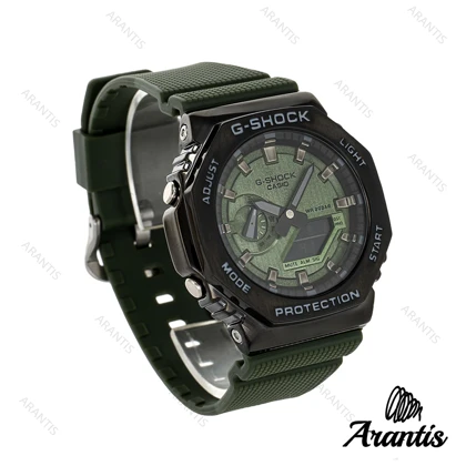 ساعت جی شاک GM2100H مردانه سبز مشکی m-2385