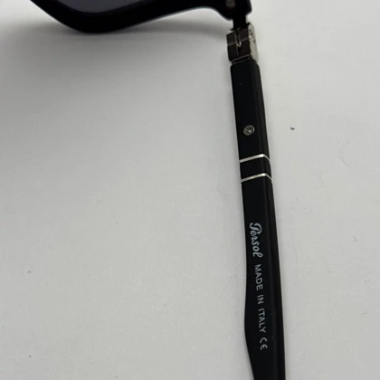 عینک آفتابی پلاریزه پرسول PERSOL مستطیلی لولا فنری کد P 8016 - عینک رانندگی - سایز متوسط