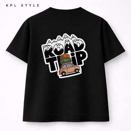 تیشرت پینترستی TRIP قواره باکسی | %100 پنبه گرم بالا کد 1300