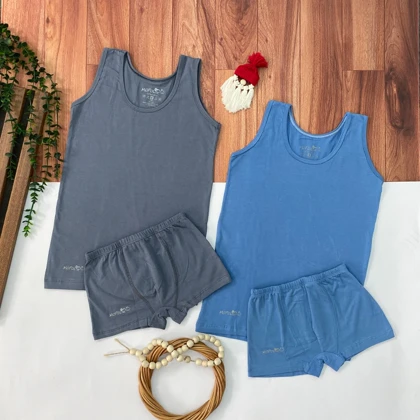 ست لباس زیر ساده پسرانه(سایزبزرگ)