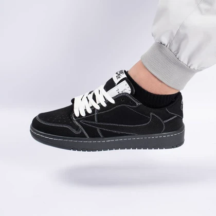 کفش کتانی اسپرت مردانه رنگ مشکی مدل نایک NIKE Jordan 1 Sketch